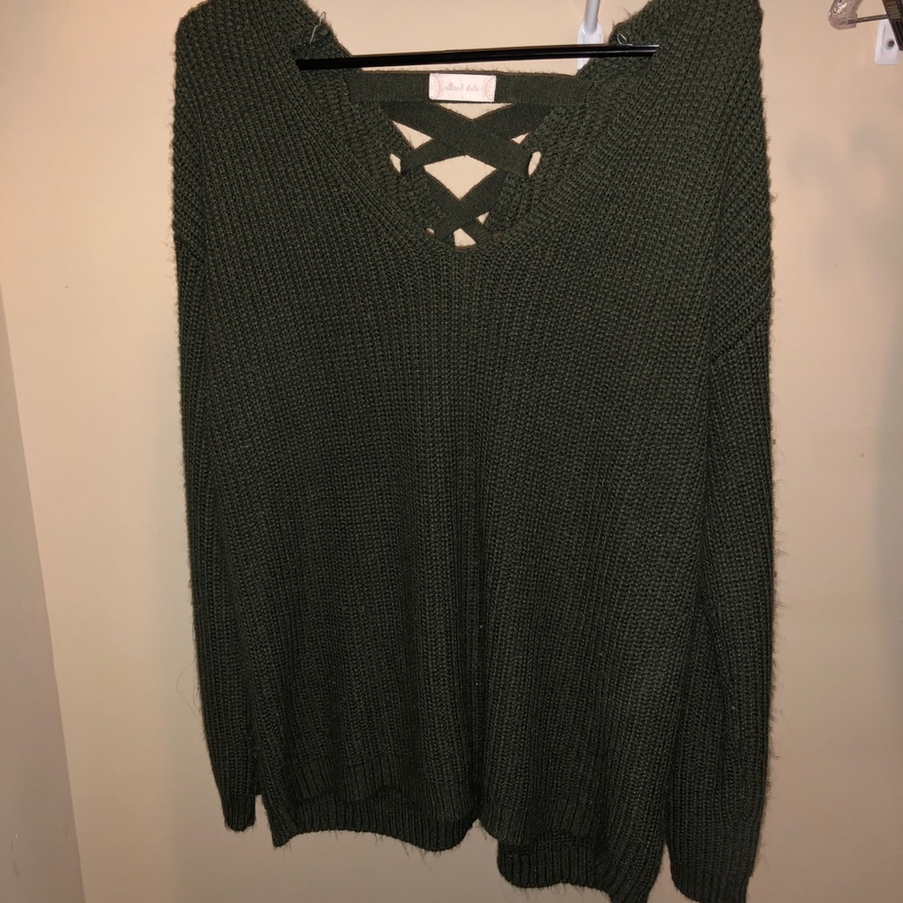 Braided Back Altar’d State Sweater